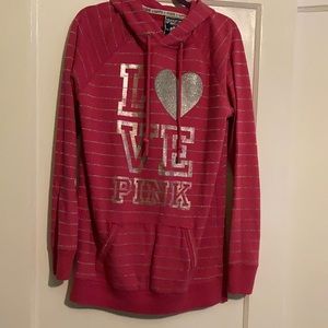 Pink by Victoria’s Secret hoodie - size large